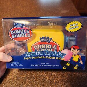 DUBBLE BUBBLE Jumbo Squishy 2.5 x 2.5 x 6.5" Size
